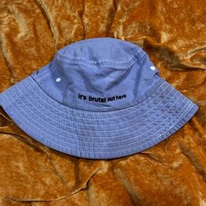 it’s brutal out here bucket hat